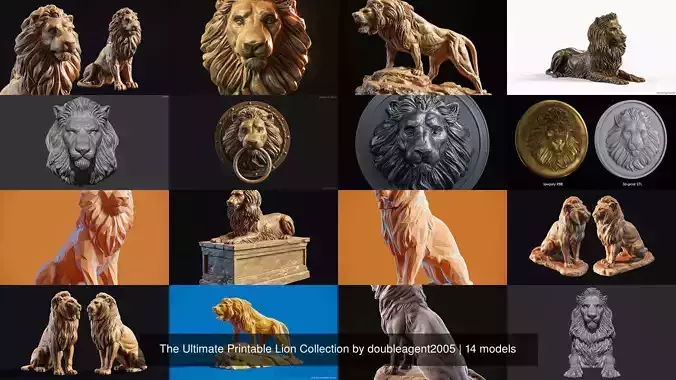The Ultimate Printable Lion Collection by doubleagent2005