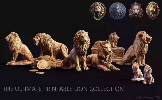 The Ultimate Printable Lion Collection by doubleagent2005 