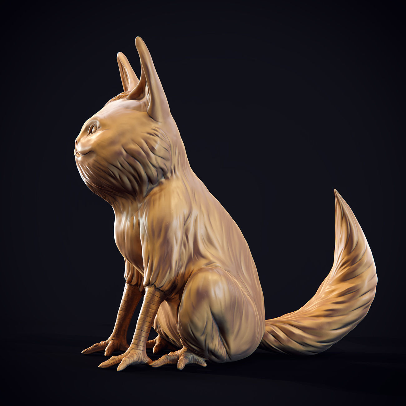 Loth-Cat fan 3d print model 3D print model_11