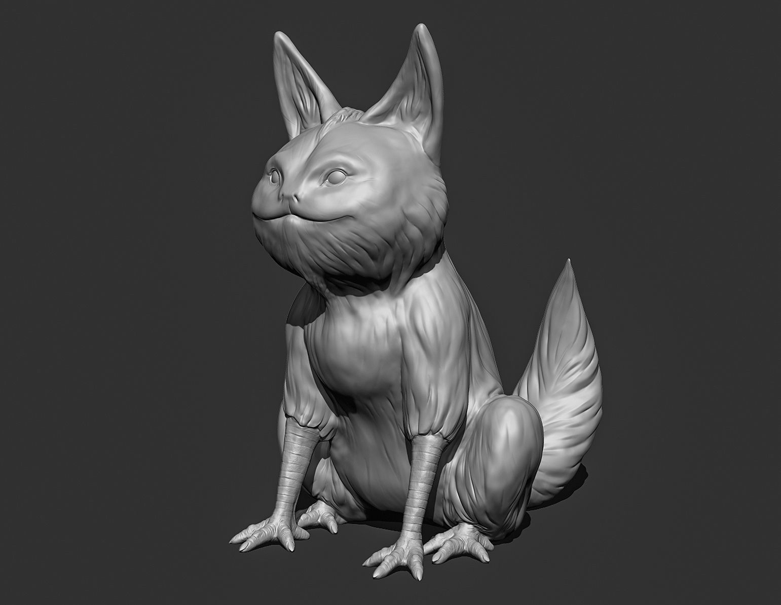 Loth-Cat fan 3d print model 3D print model_25