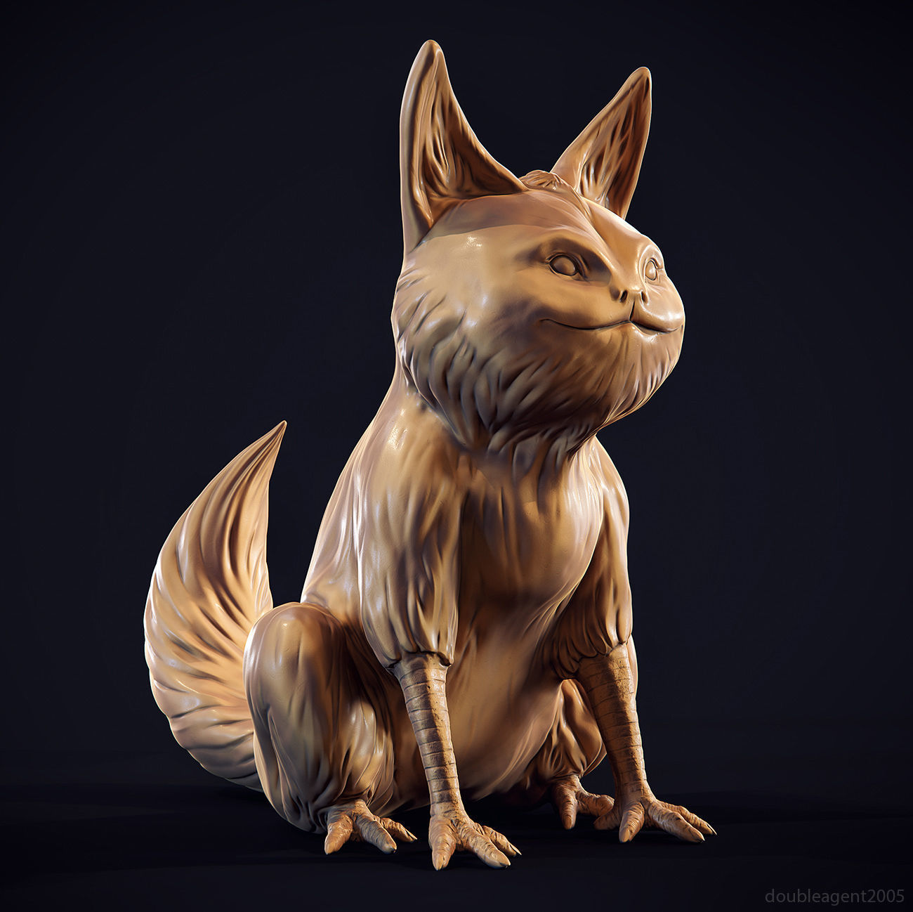 Loth-Cat fan 3d print model 3D print model_3