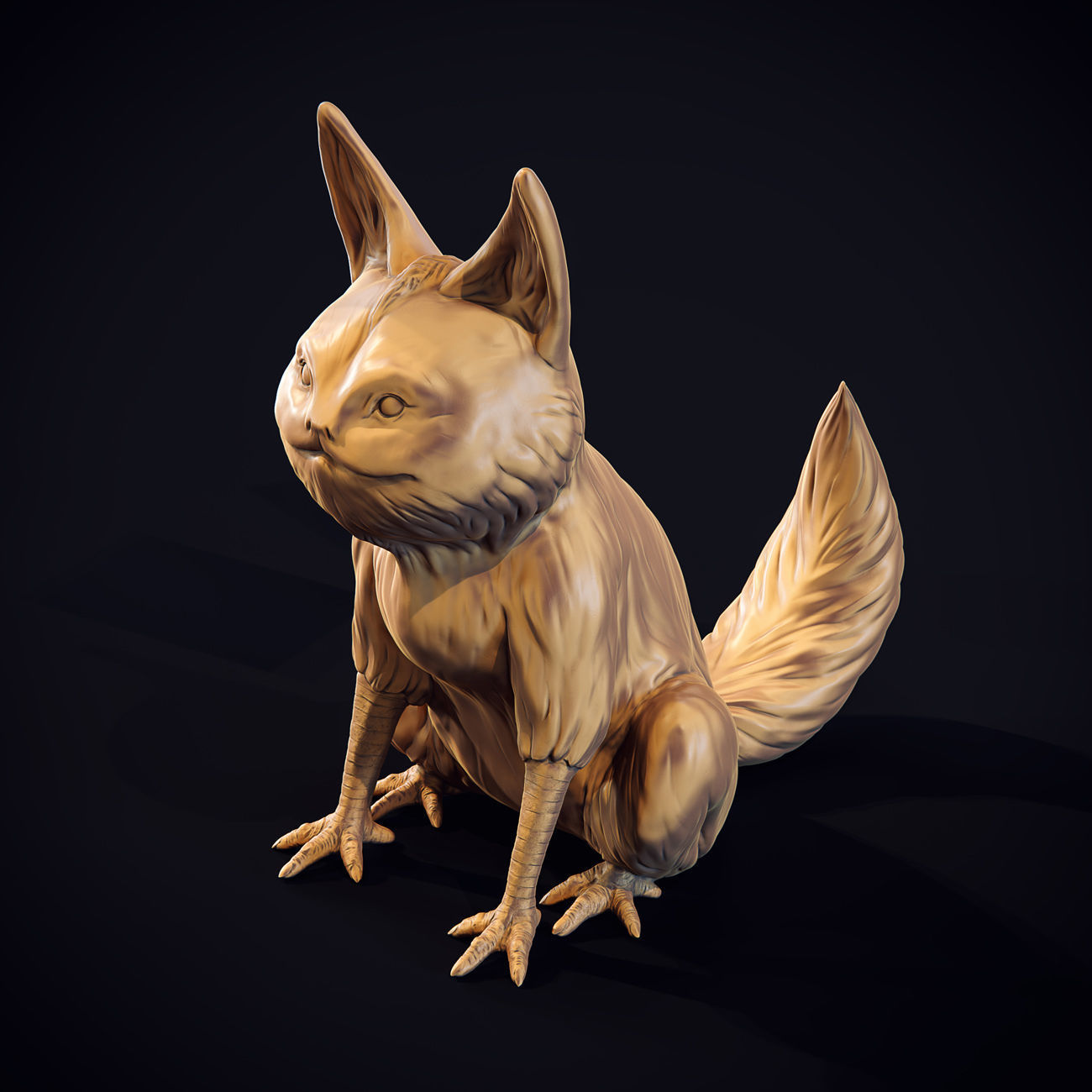 Loth-Cat fan 3d print model 3D print model_18