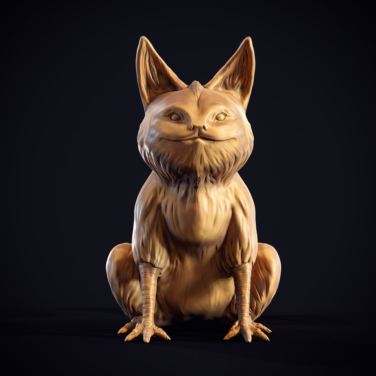 Loth-Cat fan 3d print model 3D print model_4