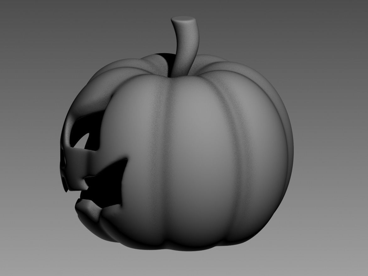 halloween pumpkin 01 3D print model_50