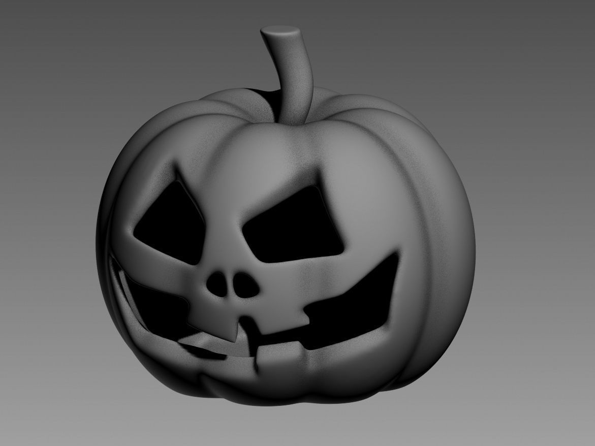 halloween pumpkin 01 3D print model_57