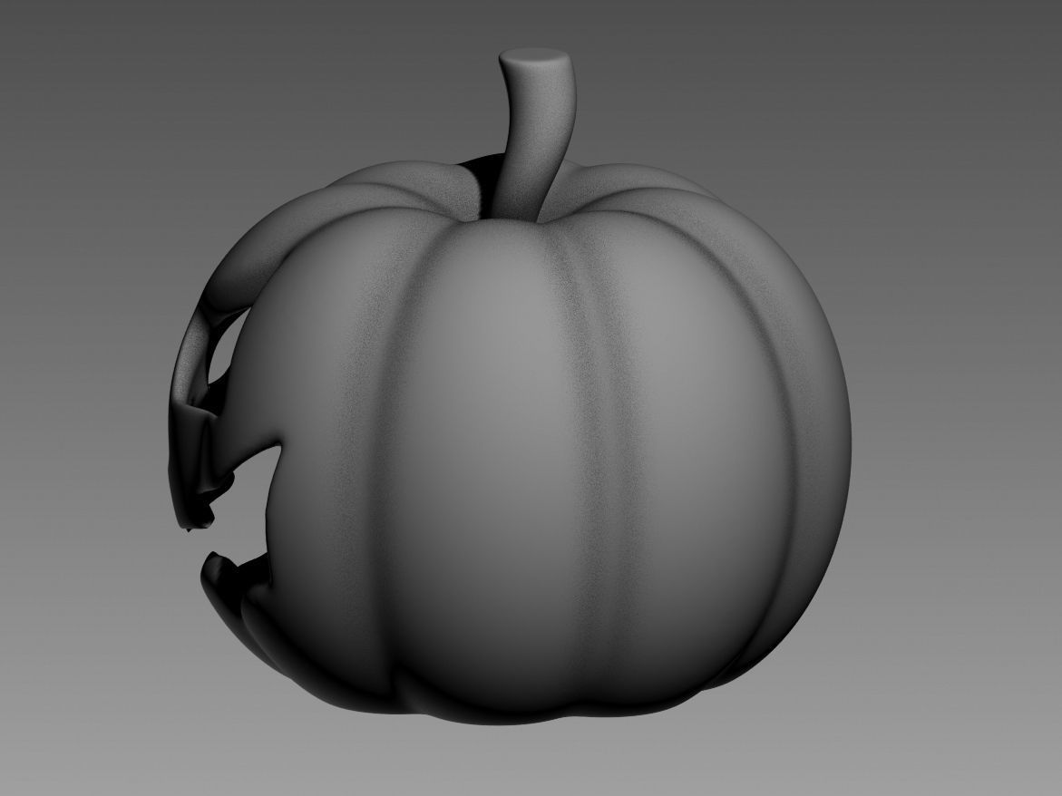 halloween pumpkin 01 3D print model_48