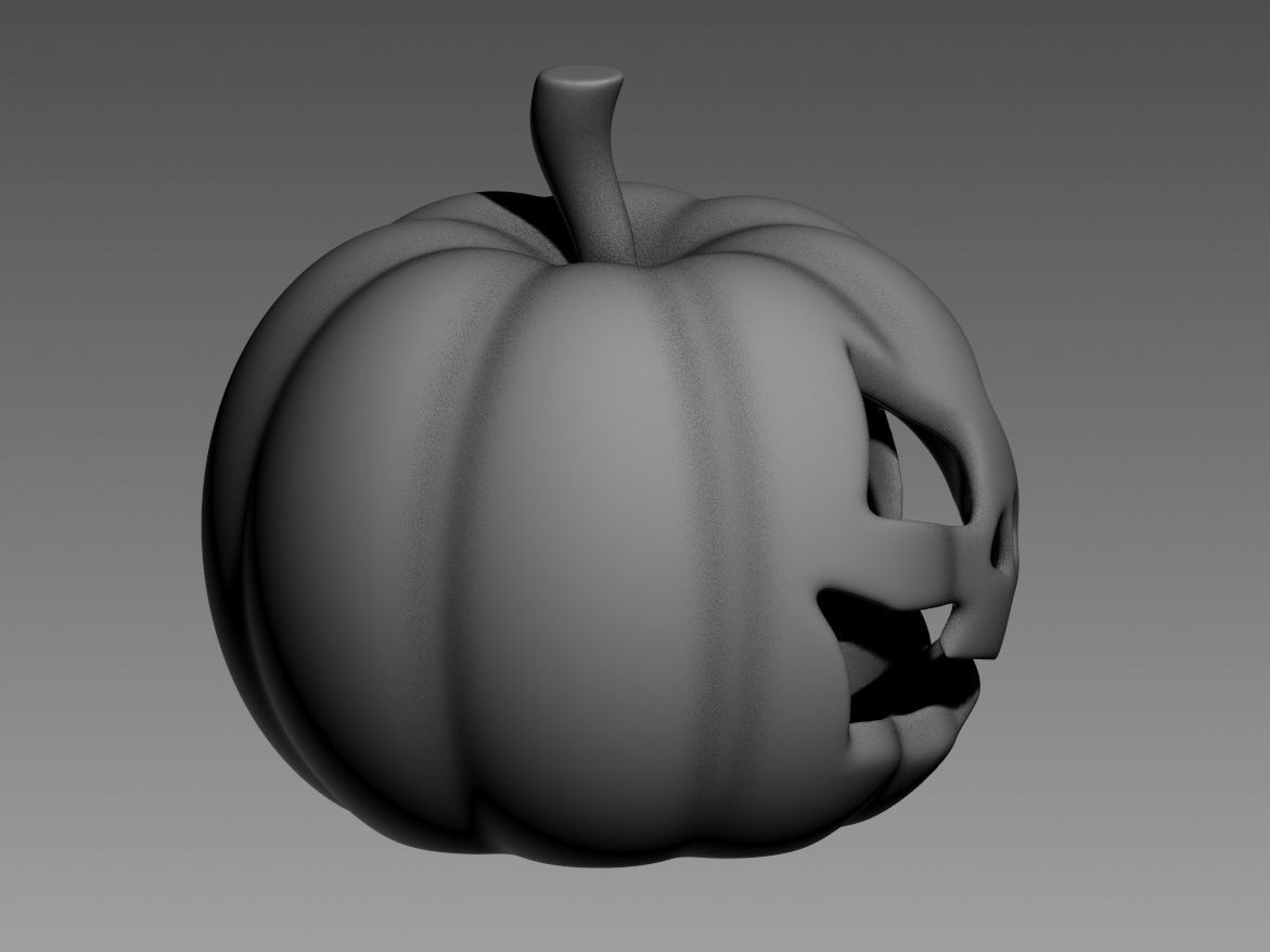halloween pumpkin 01 3D print model_28