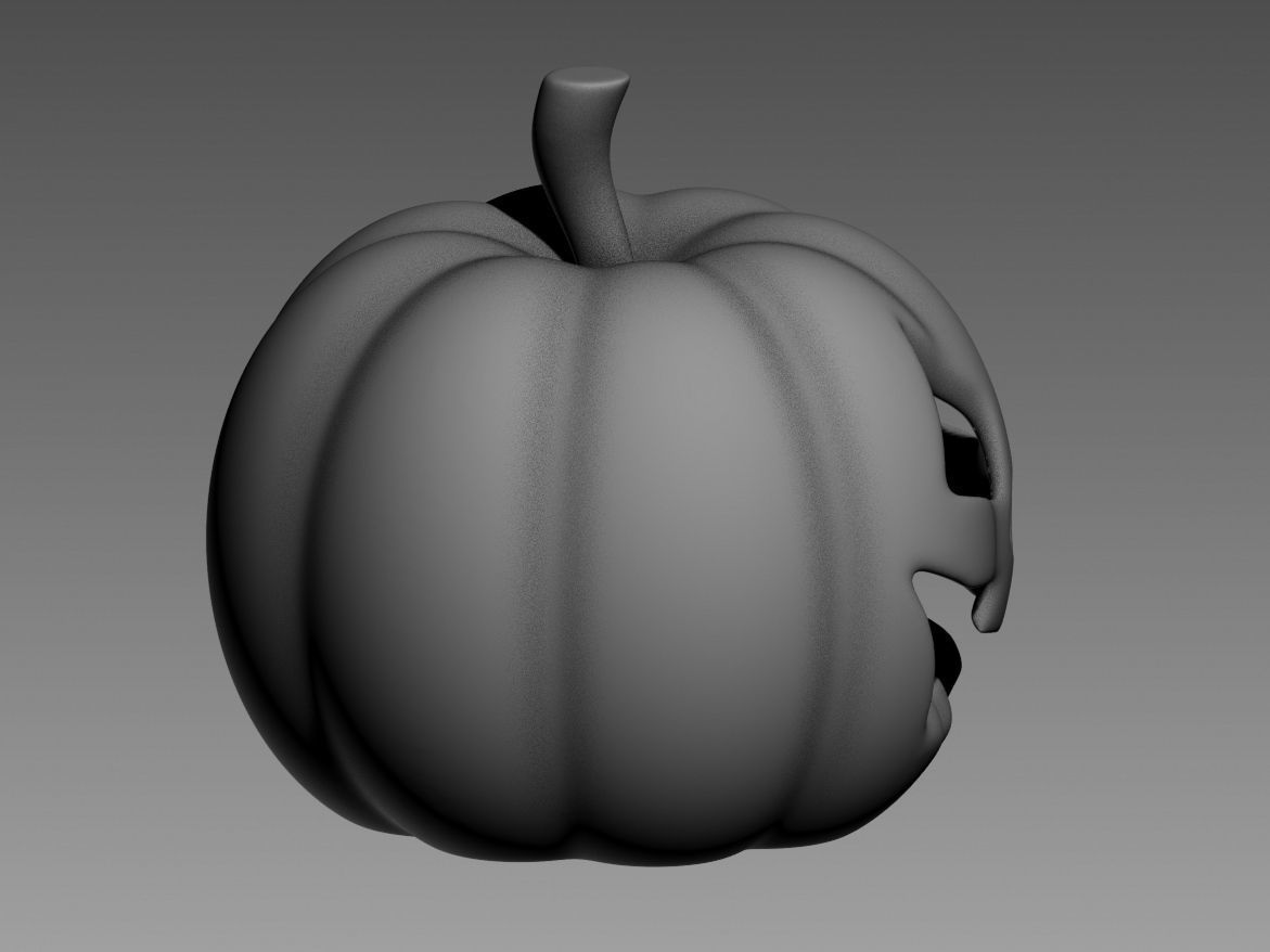 halloween pumpkin 01 3D print model_30