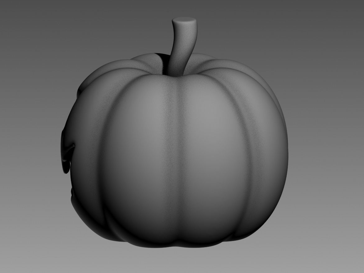 halloween pumpkin 01 3D print model_46