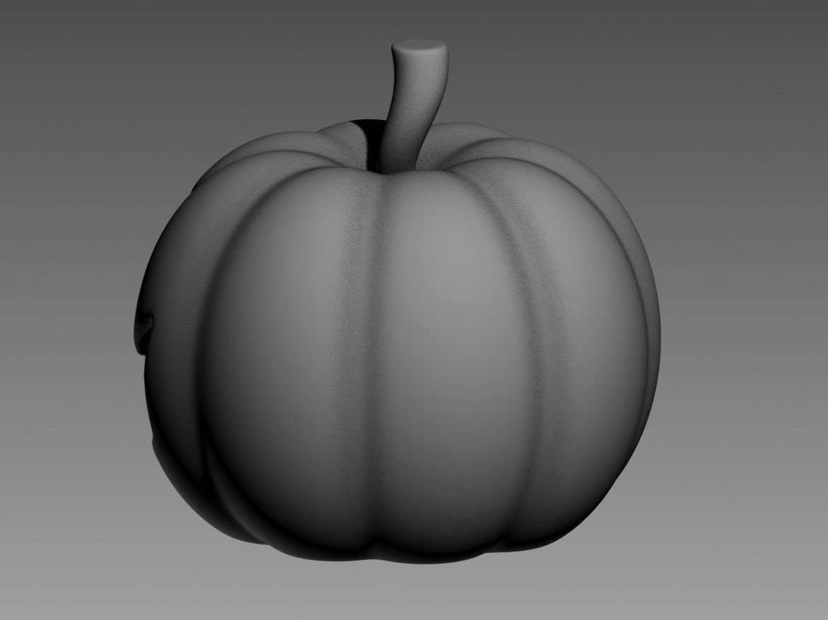 halloween pumpkin 01 3D print model_45