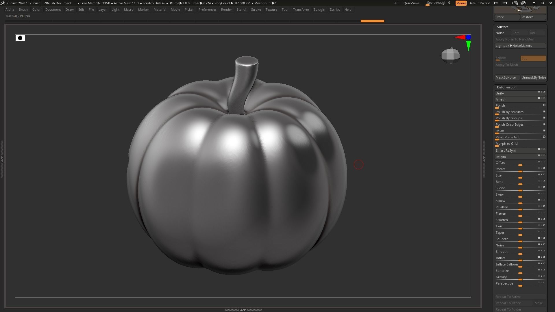 halloween pumpkin 01 3D print model_8