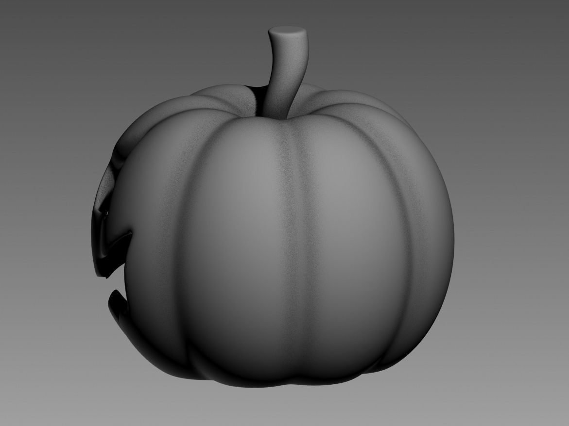 halloween pumpkin 01 3D print model_47