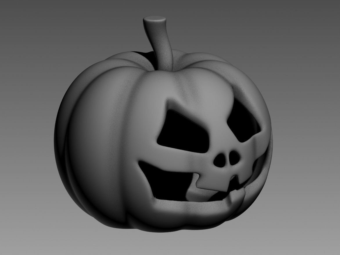 halloween pumpkin 01 3D print model_23