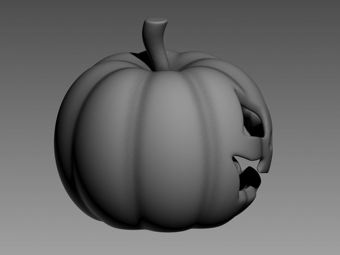 halloween pumpkin 01 3D print model_29