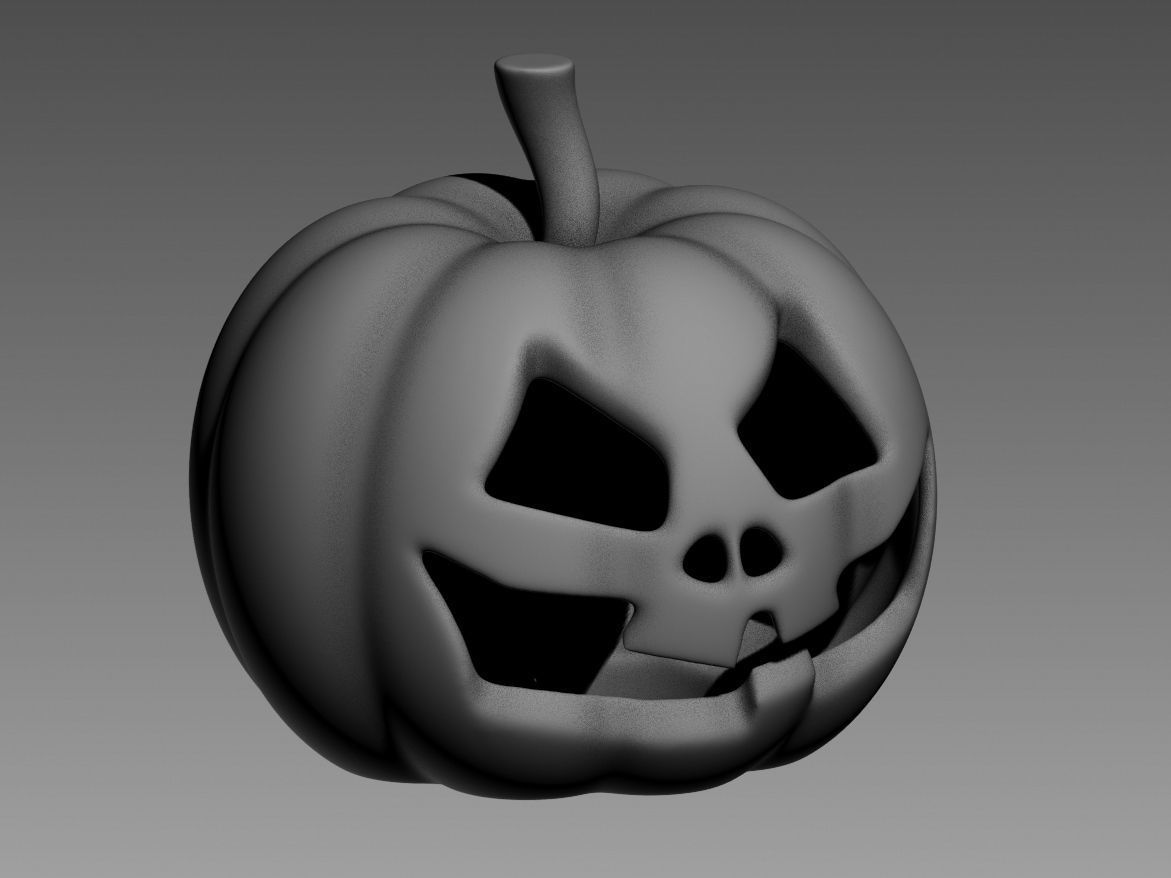 halloween pumpkin 01 3D print model_22