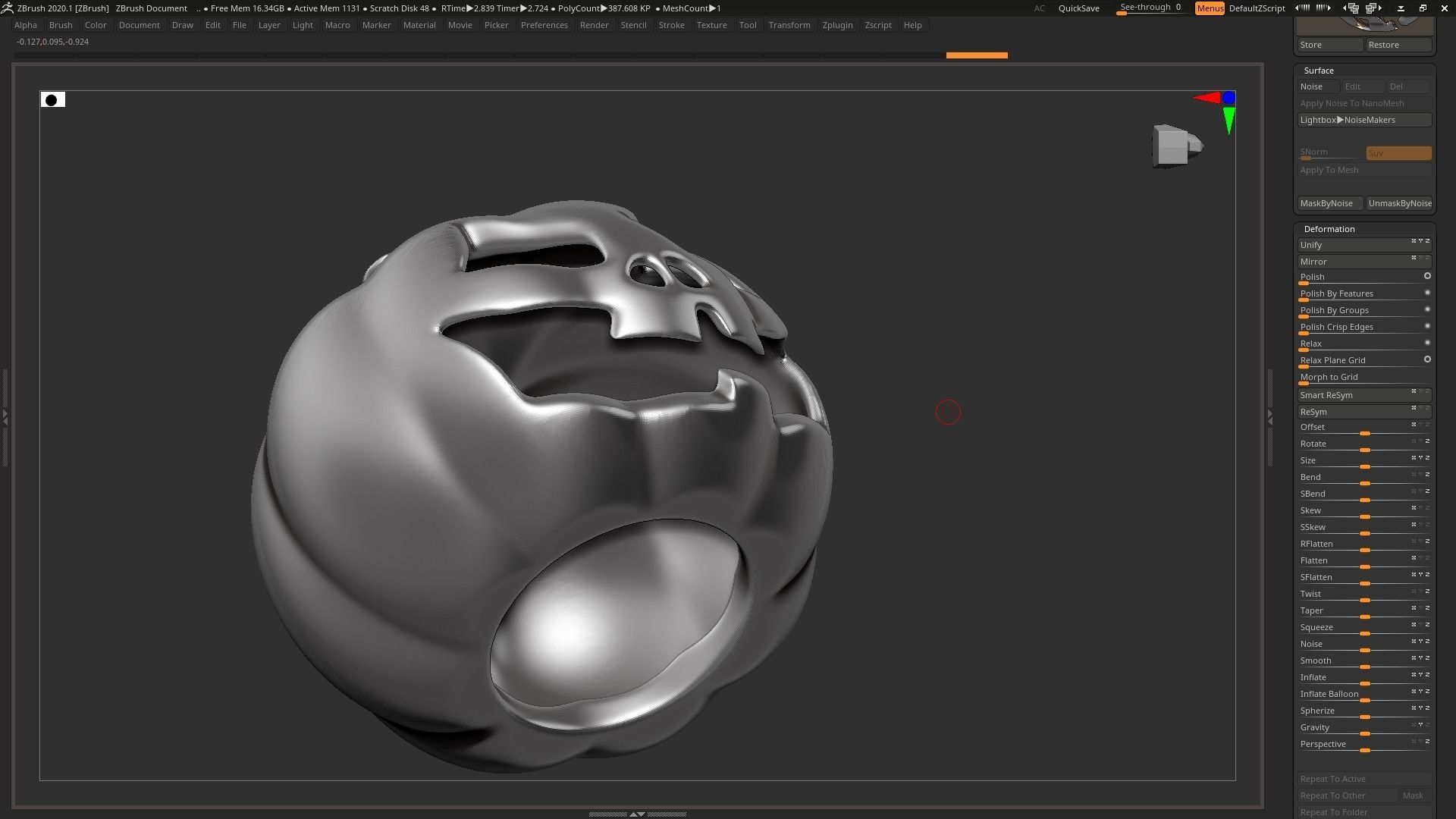 halloween pumpkin 01 3D print model_18