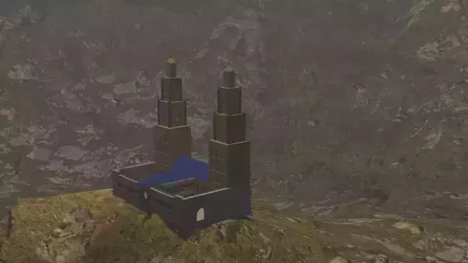 Cathedral tower of gods