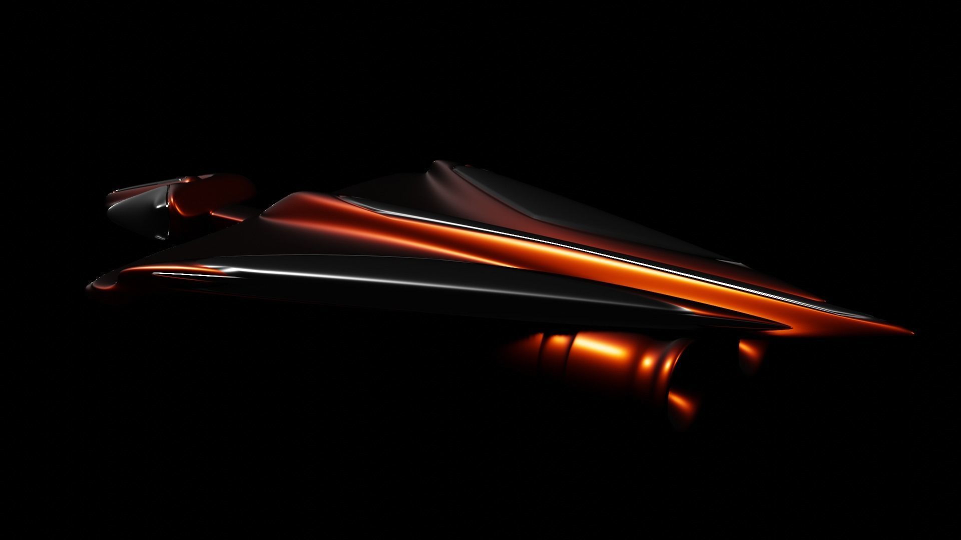 Wasp Spaceship 3D model_3