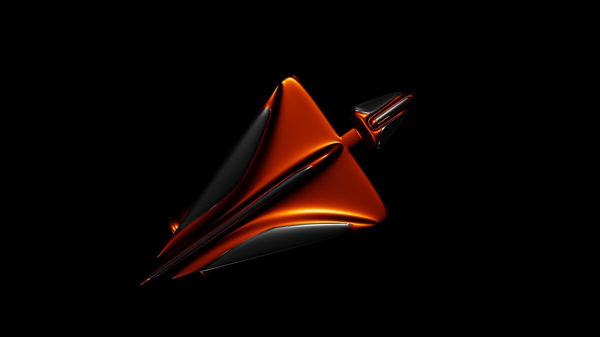 Wasp Spaceship 3D model_2