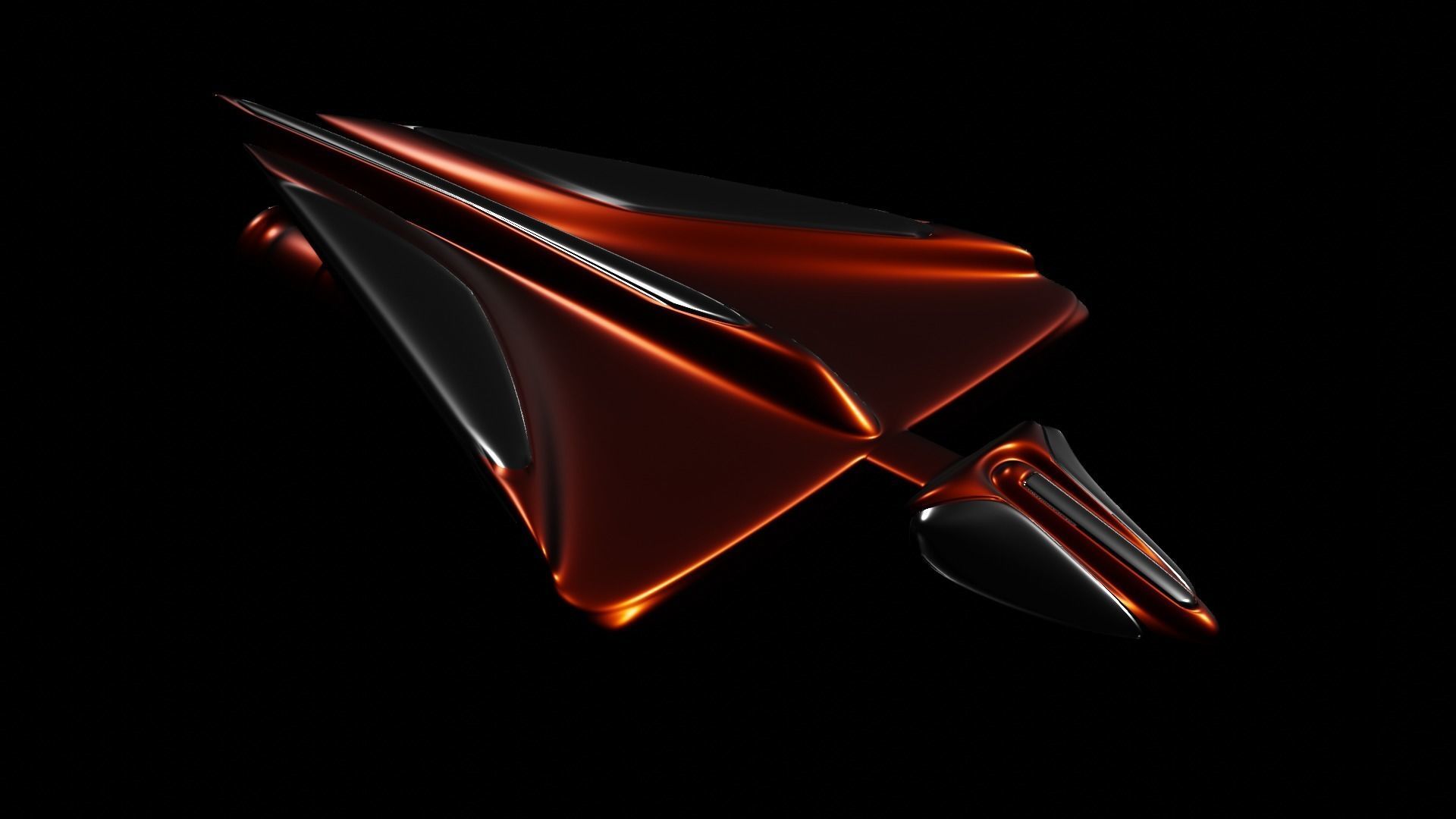 Wasp Spaceship 3D model_1