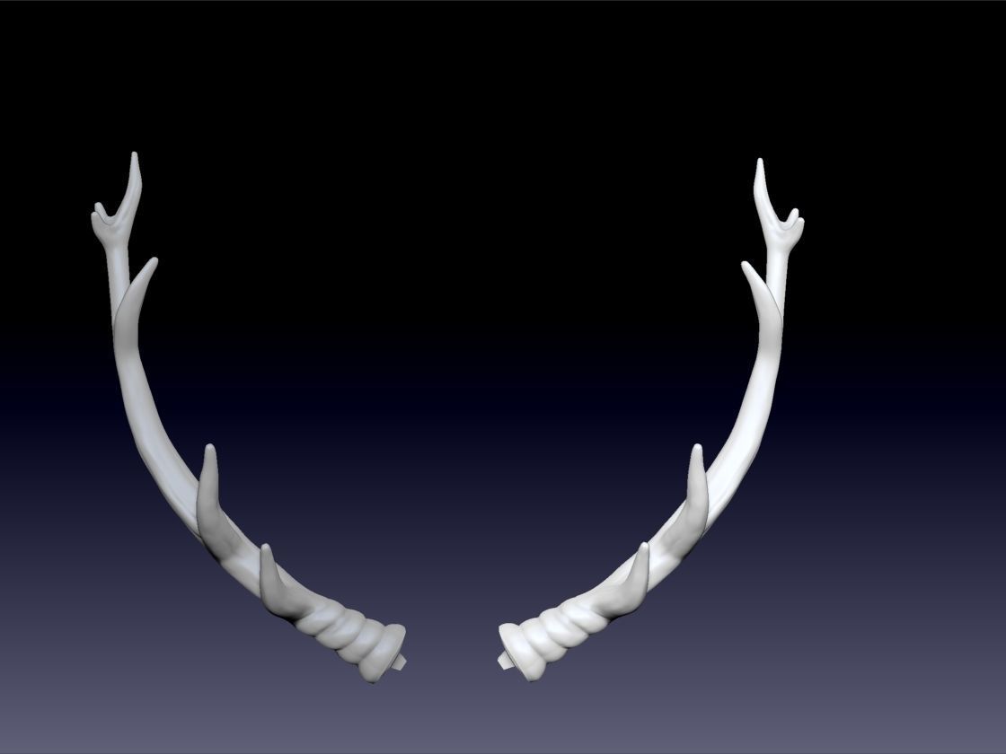 Hannibal Six Armed Stag 3D print model_5