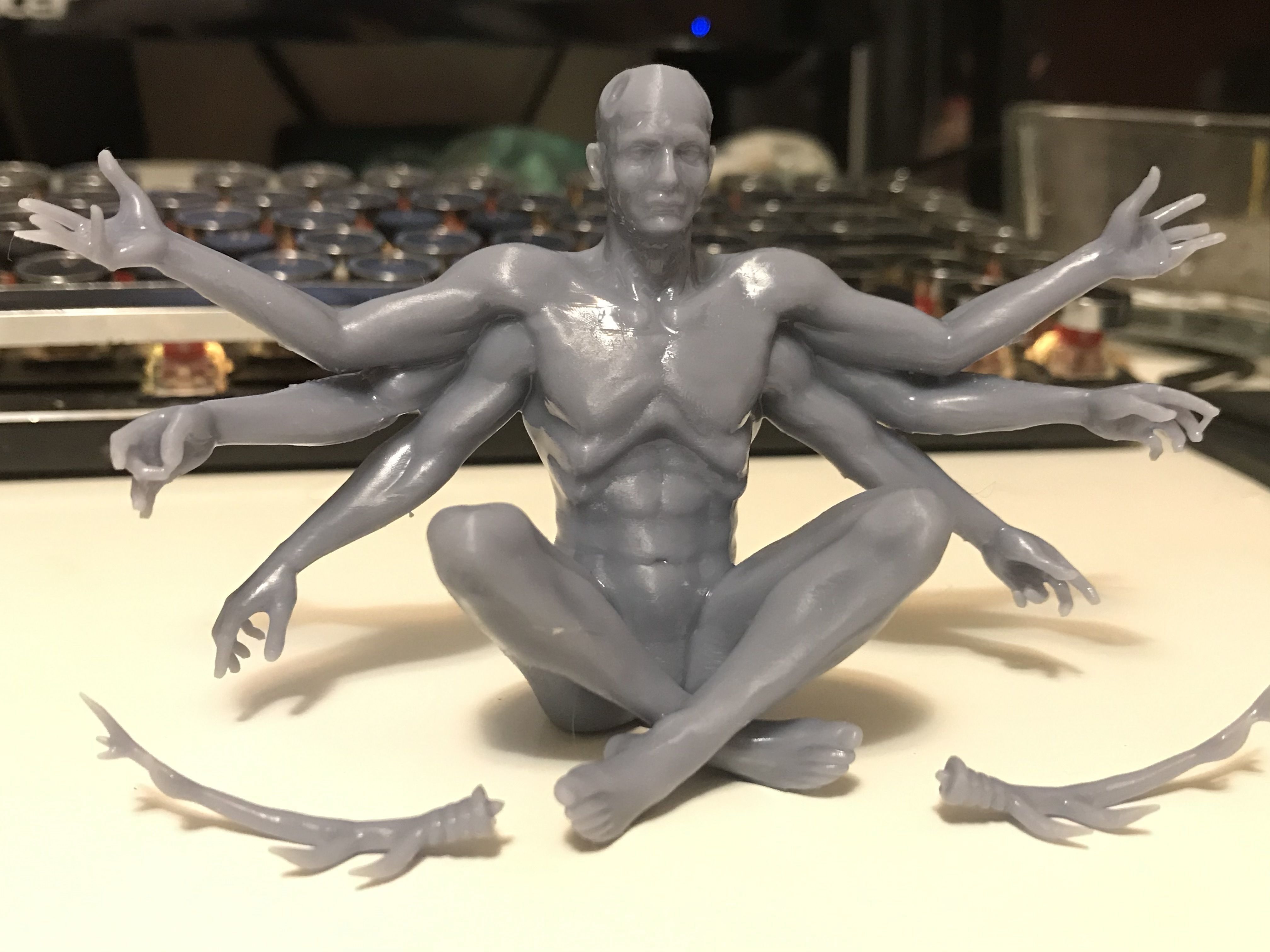 Hannibal Six Armed Stag 3D print model_2