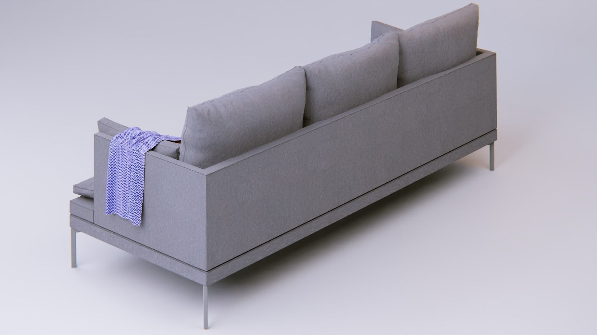 Couch - Blender Free 3D model_8
