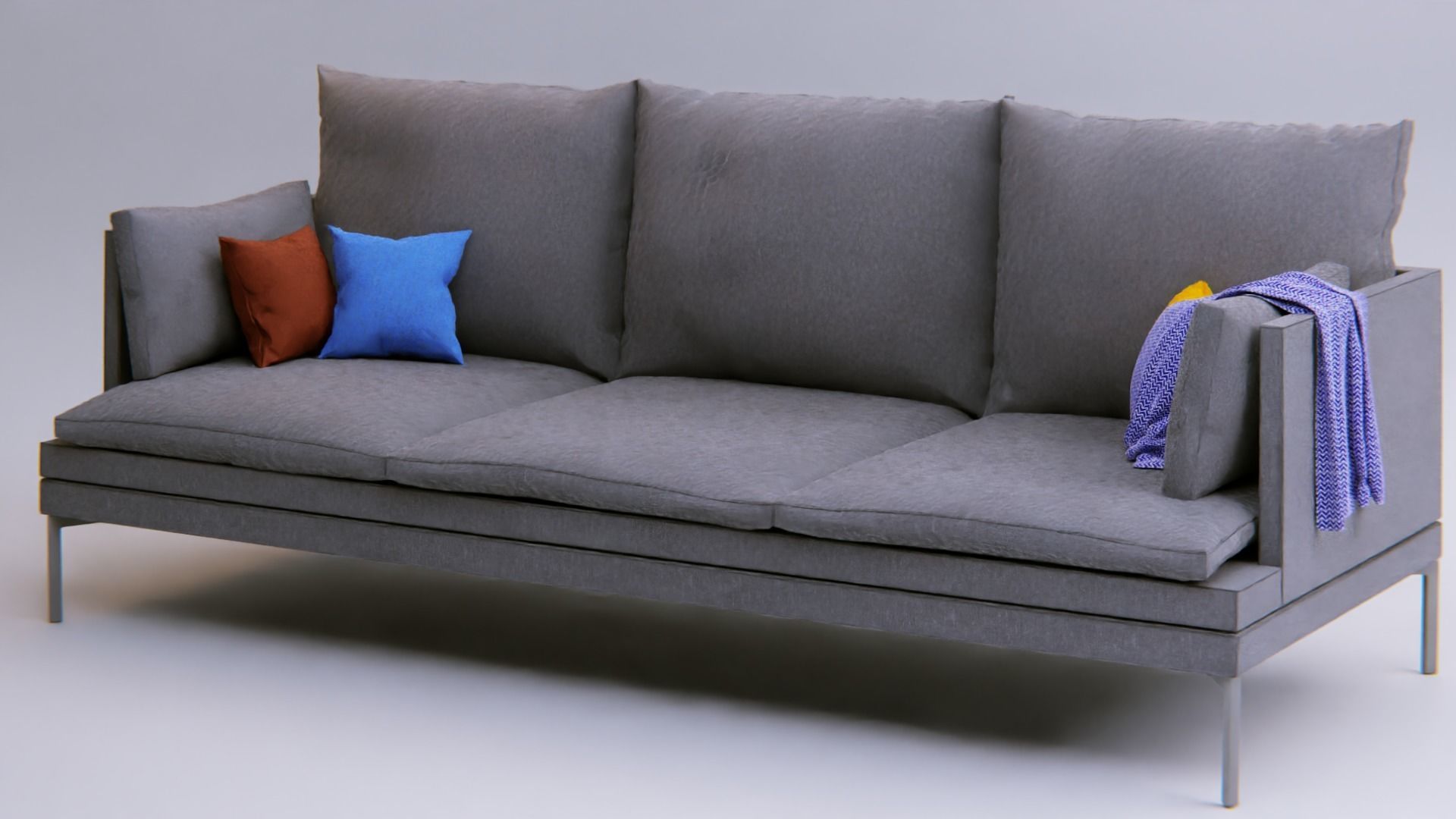 Couch - Blender Free 3D model_6