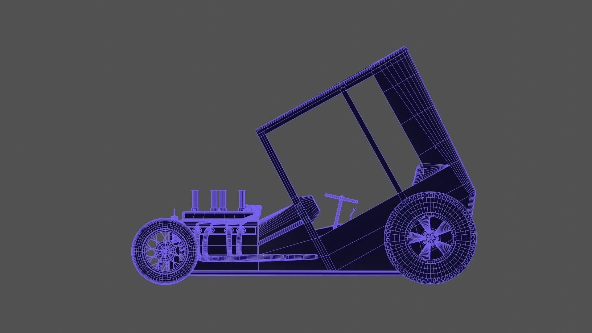 Uncertain-T Custom Hot Rod 3D model_14