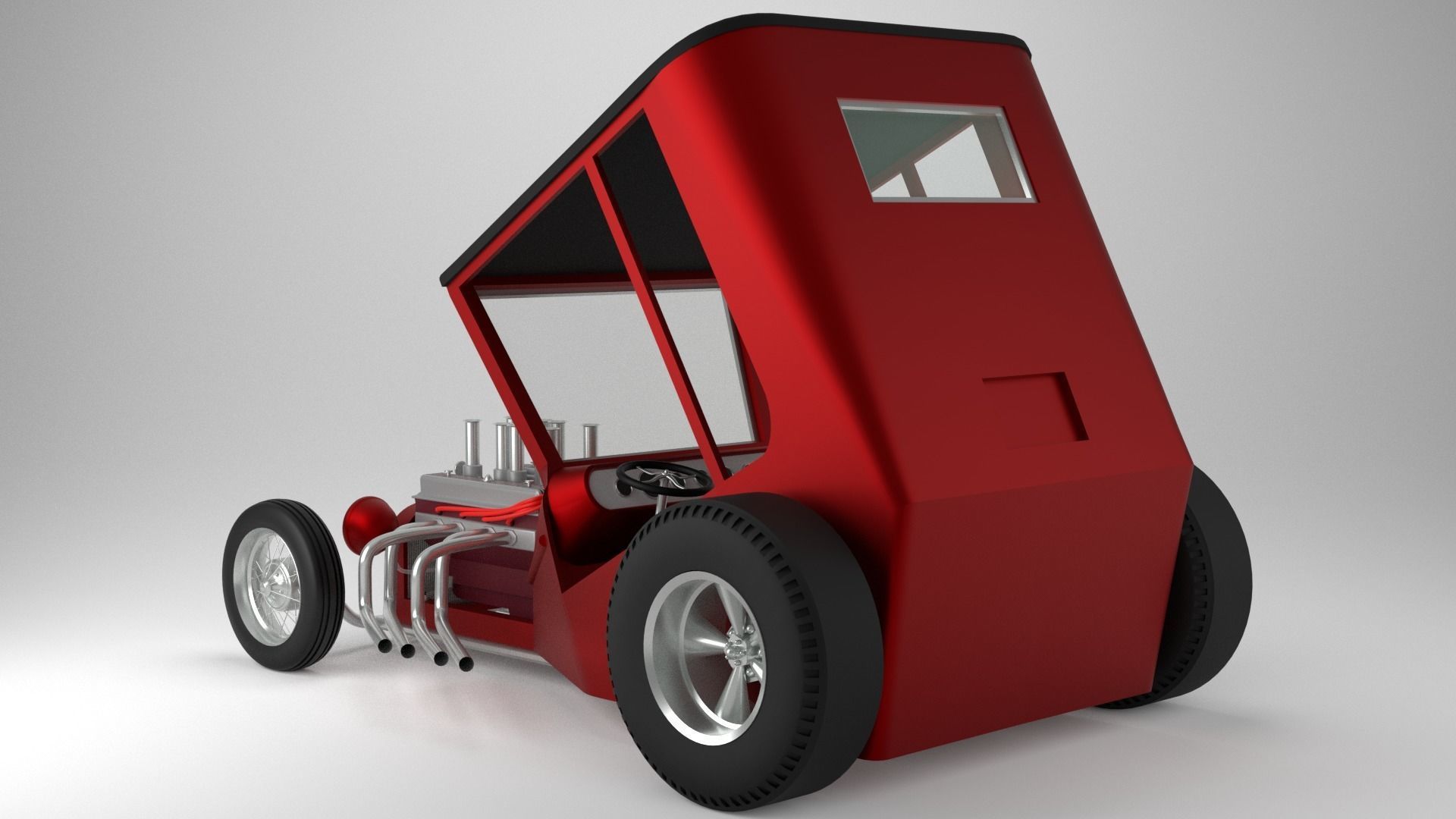 Uncertain-T Custom Hot Rod 3D model_6