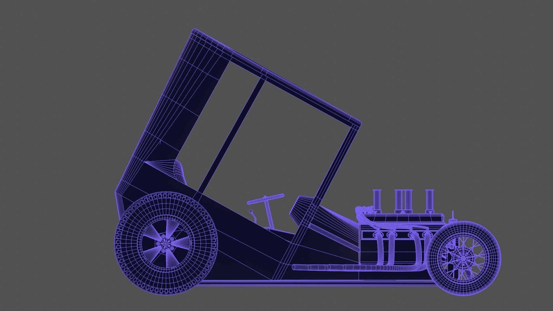 Uncertain-T Custom Hot Rod 3D model_11