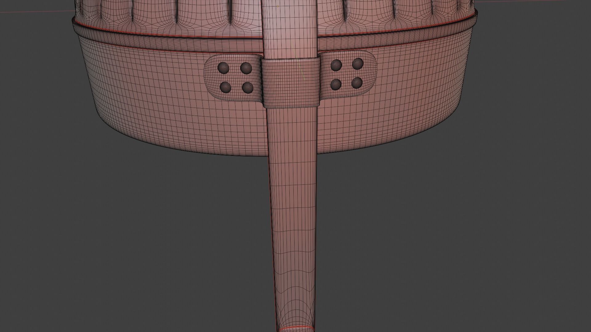 Medieval middle eastern helmet 3D model_19