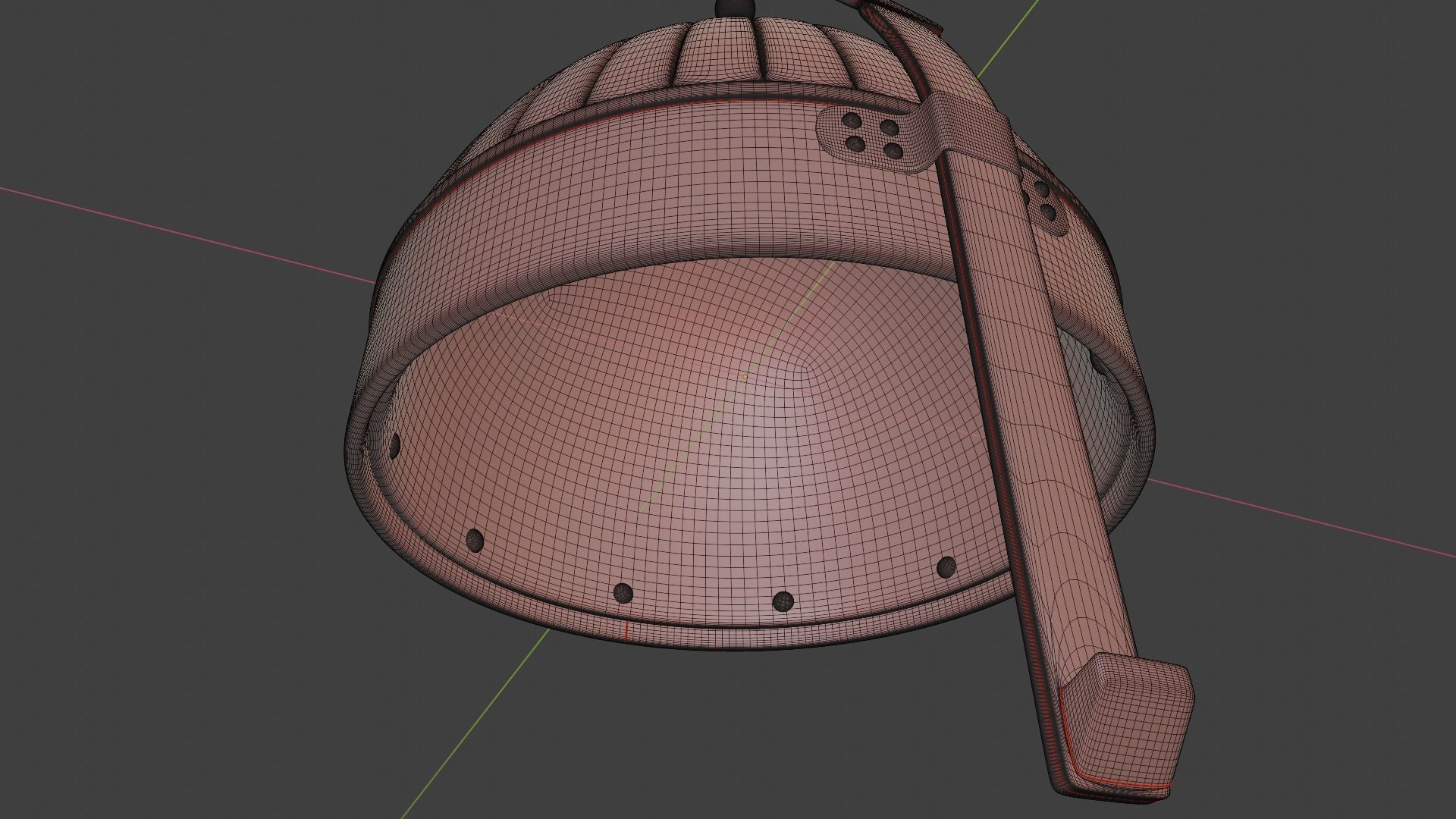 Medieval middle eastern helmet 3D model_20