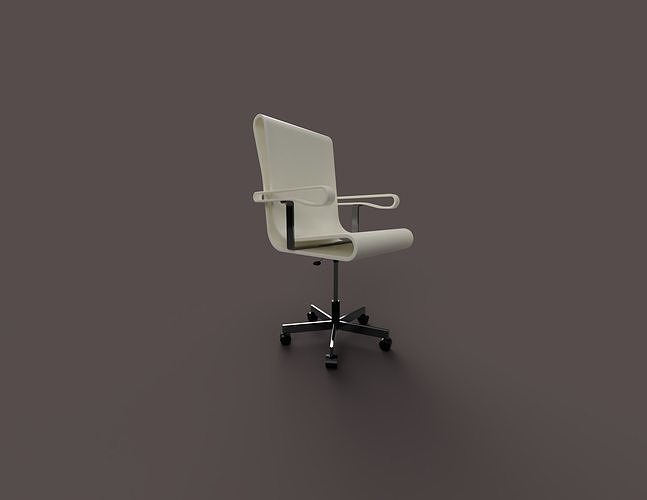 OFFICE CHAIR POLIMERIC Free 3D model