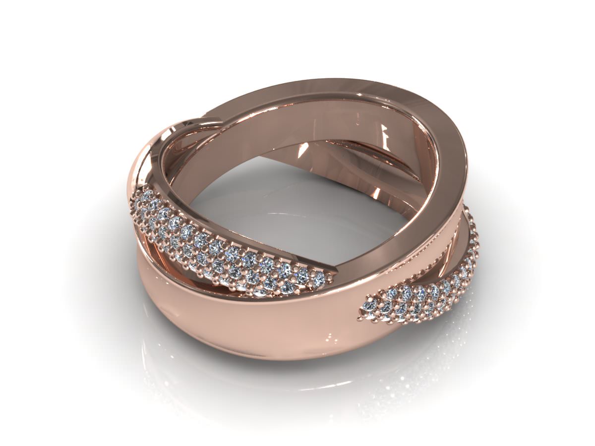 C3D Diamond Ring 011 3D print model_2