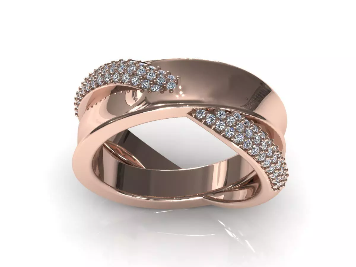 C3D Diamond Ring 011 3D print model_0