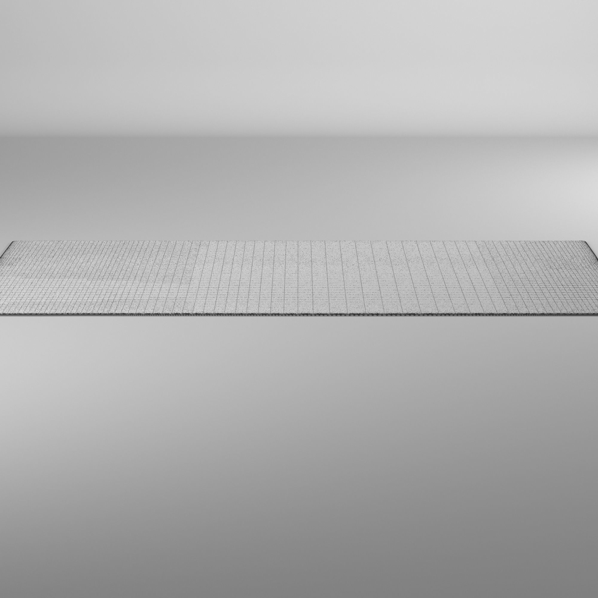 Alfombra Zebra - Zebra rug 3D model_7