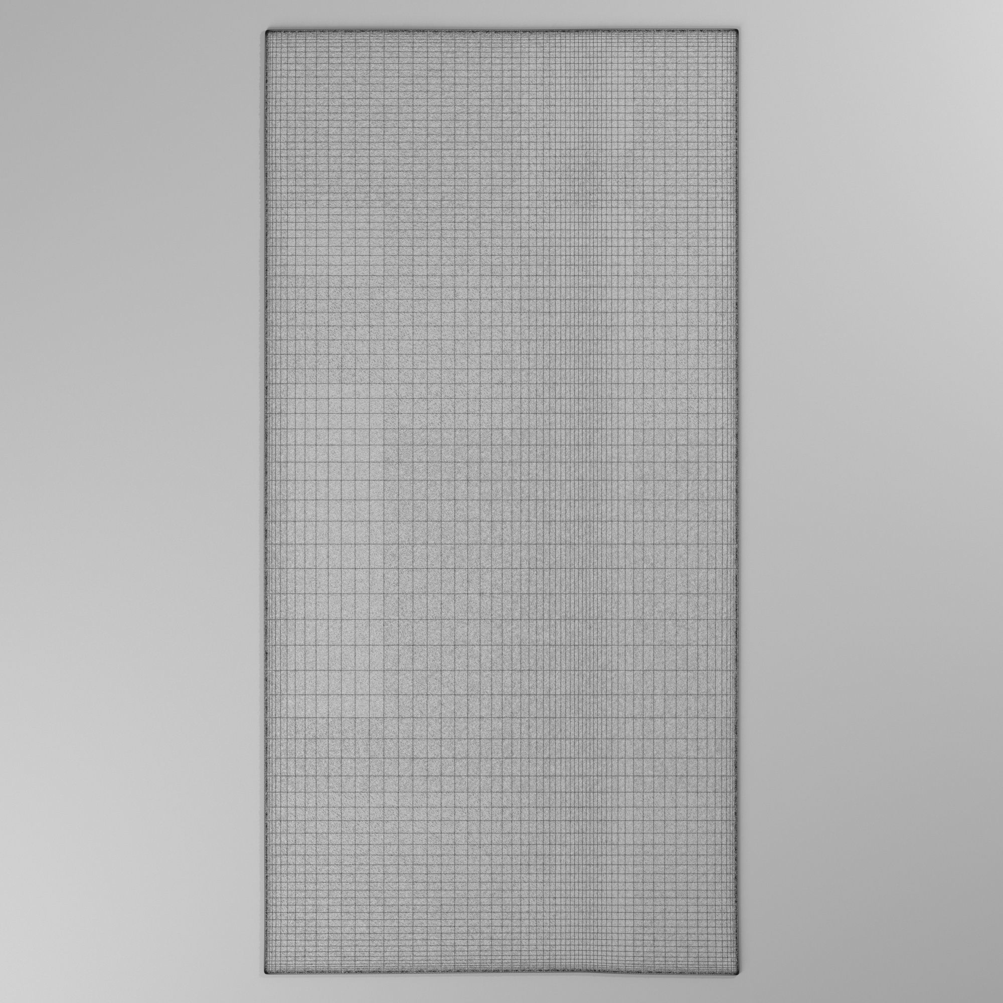 Alfombra Zebra - Zebra rug 3D model_11