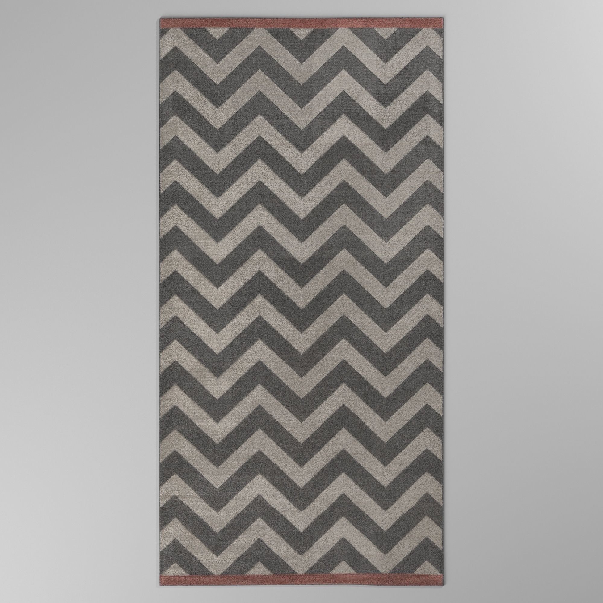Alfombra Zebra - Zebra rug 3D model_10