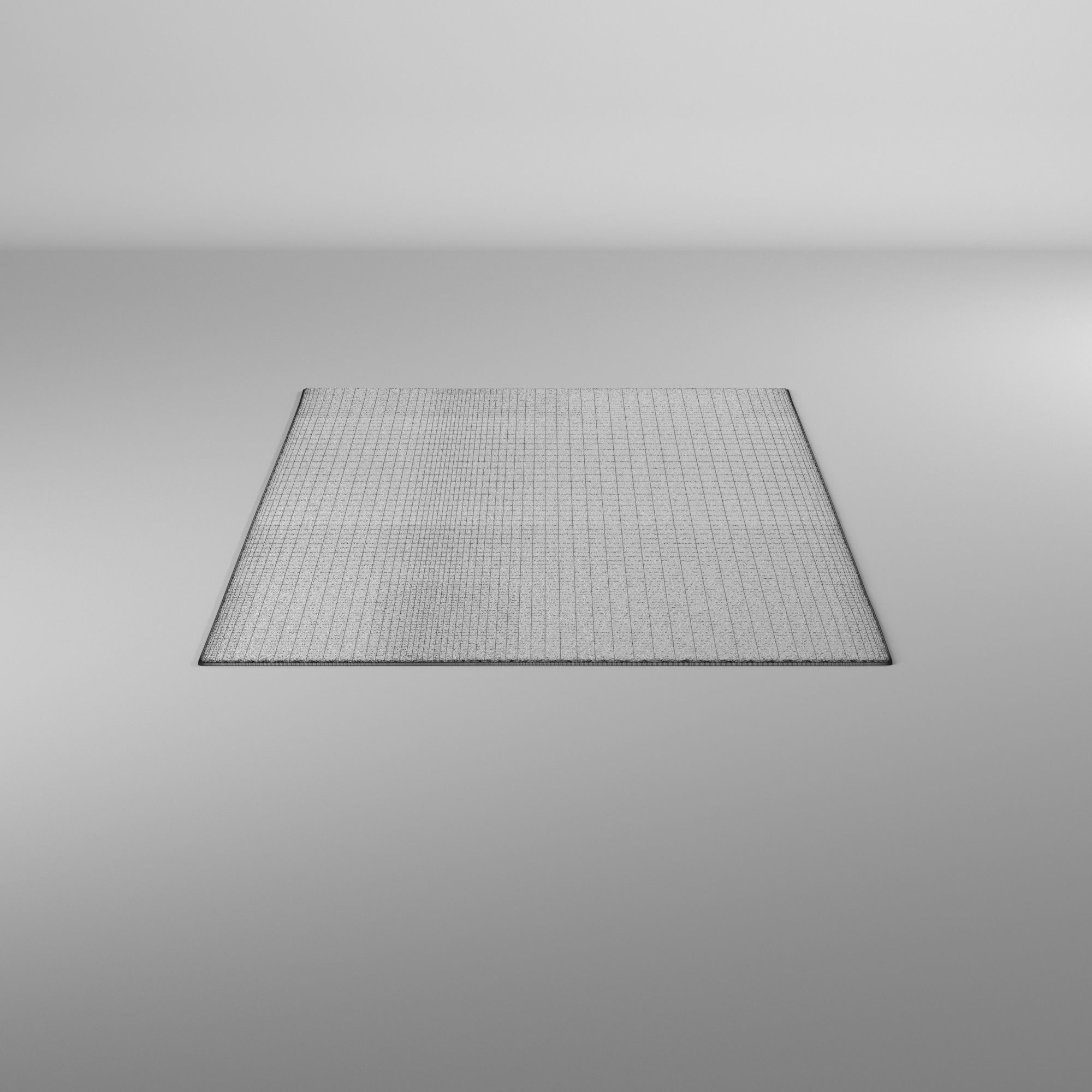 Alfombra Zebra - Zebra rug 3D model_9