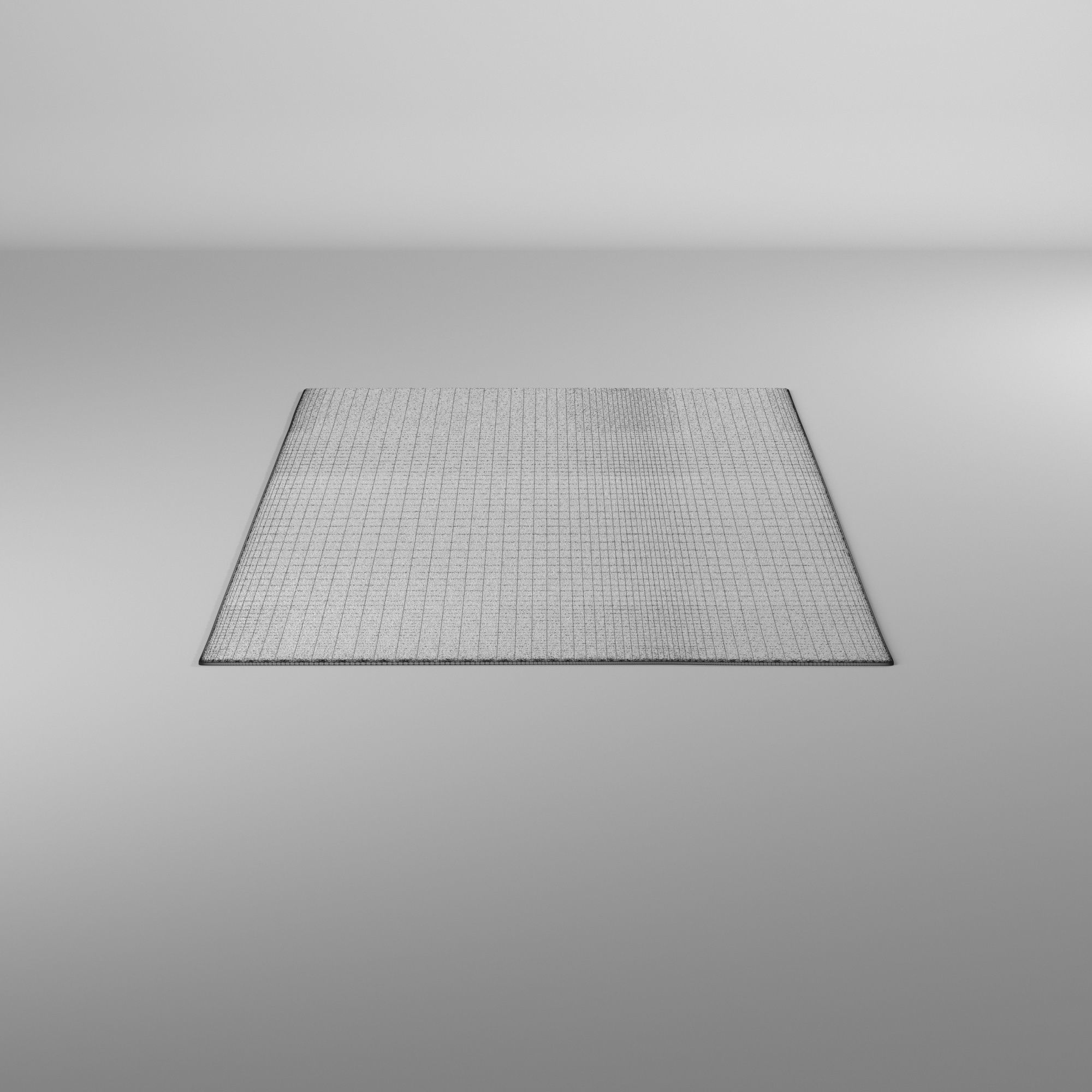 Alfombra Zebra - Zebra rug 3D model_3