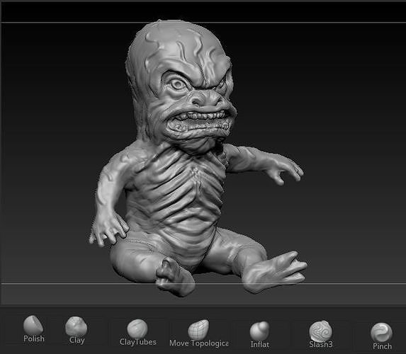 Alien lizard serie v 3D print model