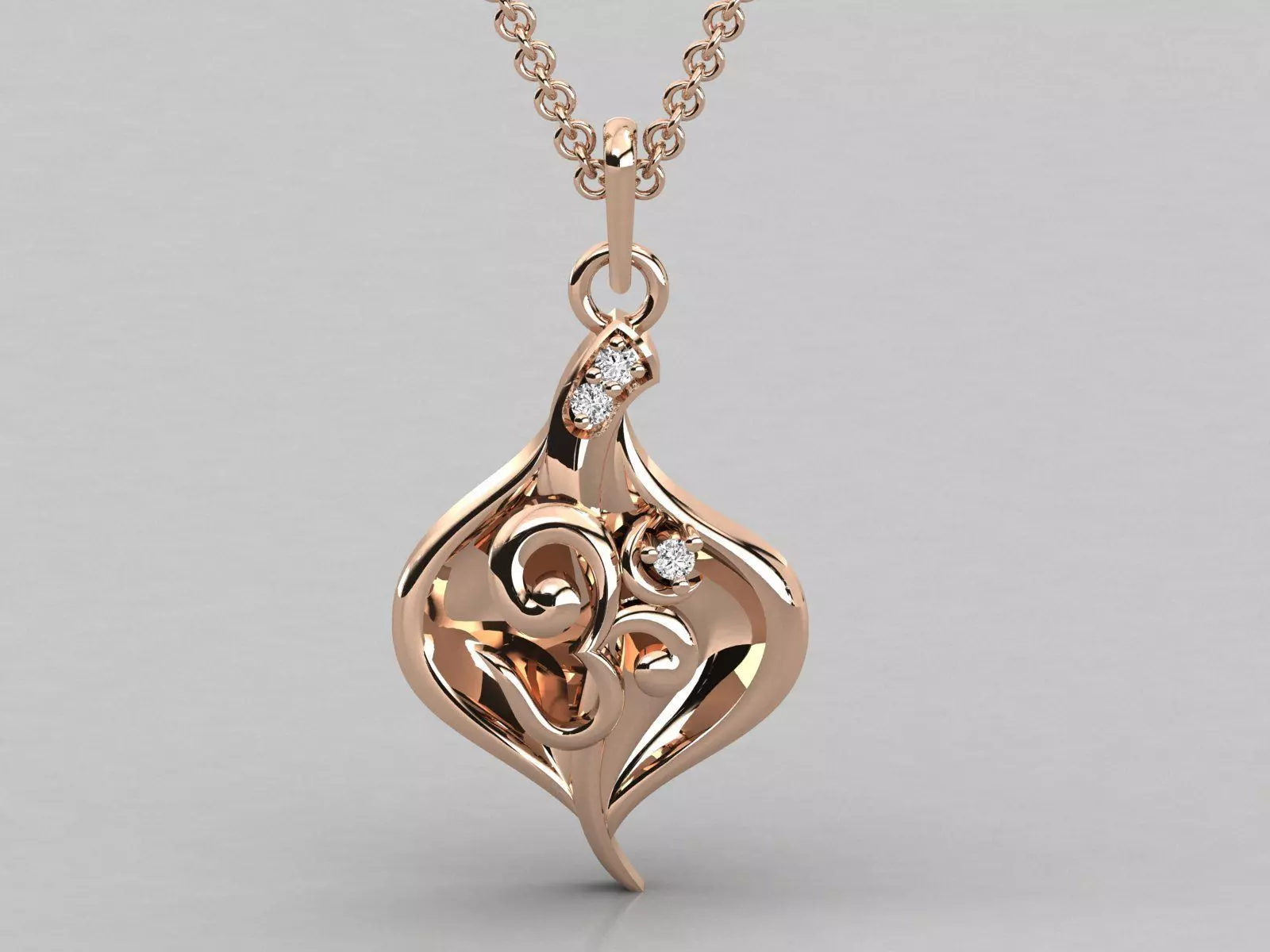 Religious pendant 3dm stl render detail 3D print model