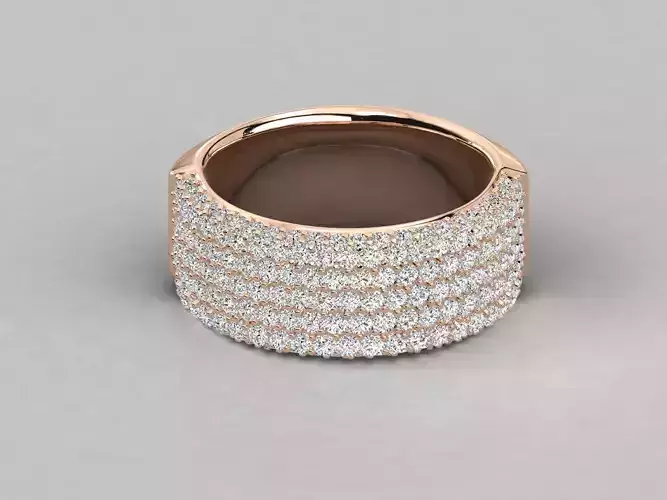 Women solitaire ring 3dm stl render detail  3D print model
