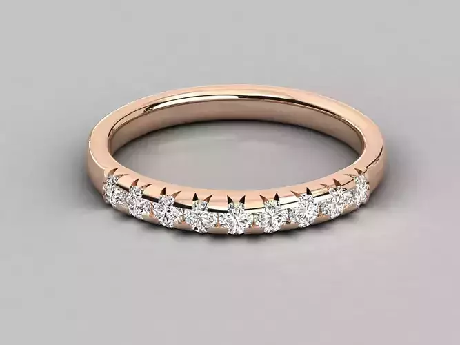 Women solitaire ring 3dm stl render detail 