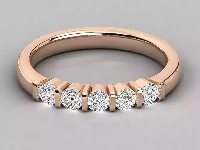 Women solitaire ring 3dm stl render detail 