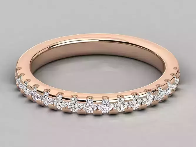 Women solitaire ring 3dm stl render detail 