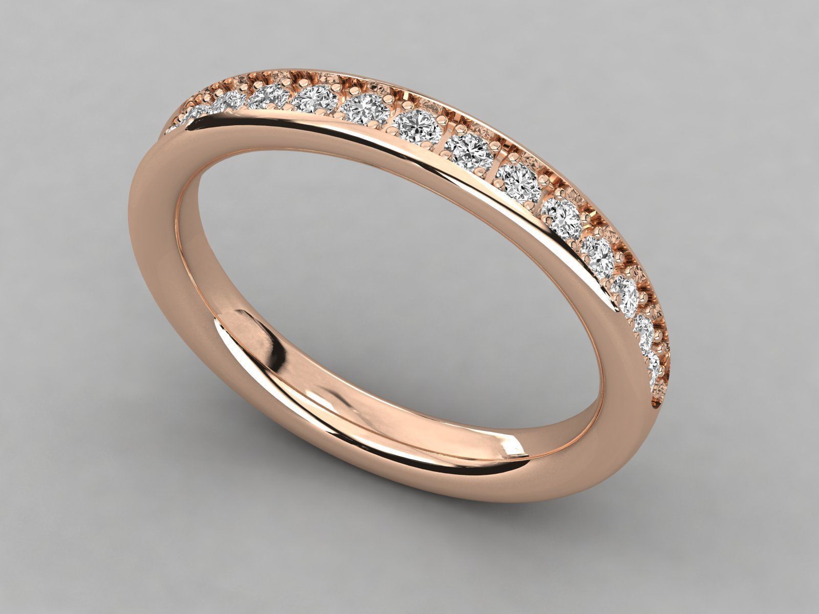 Women ring 3dm stl render detail  3D print model_2