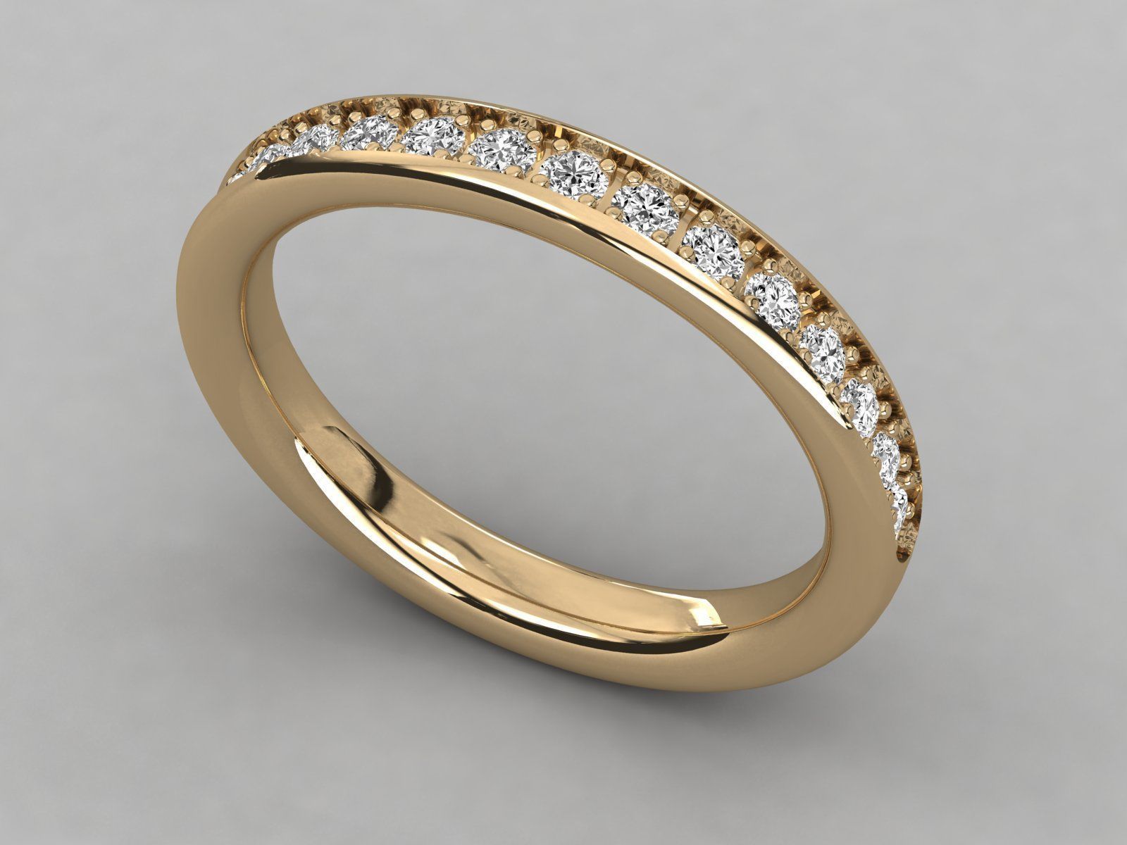 Women ring 3dm stl render detail  3D print model_8