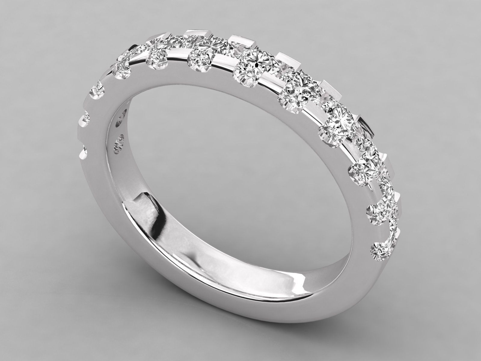 Women ring 3dm stl render detail 3D print model_5